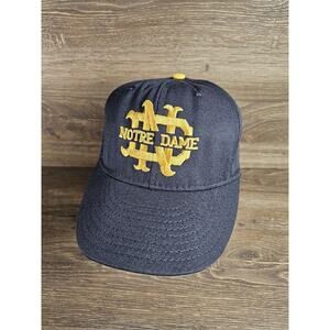 Vintage Notre Dame Fighting Irish Hat Cap 7 1/4 Fittted Pro Line Pro Model USA